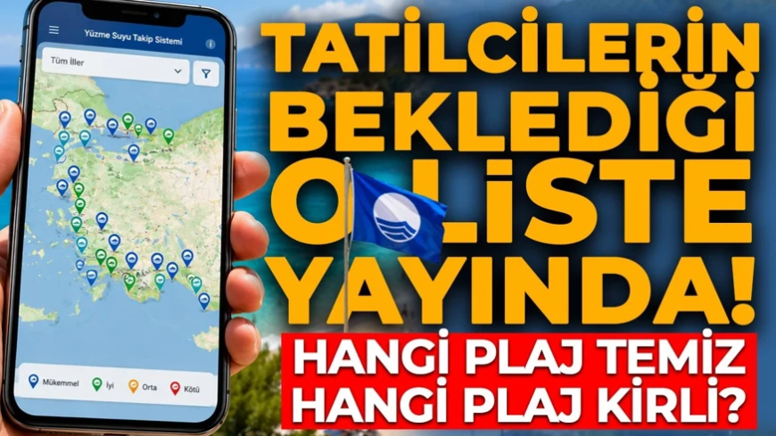 Türkiye'nin sahilleri mercek altında! Hangi plaj temiz hangisi riskli? Liste güncellendi!