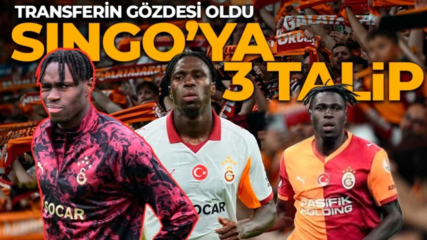 Transferin gözdesi oldu! Galatasaray’ın 30 milyon euroluk yıldızı Singo’ya 3 talip birden!