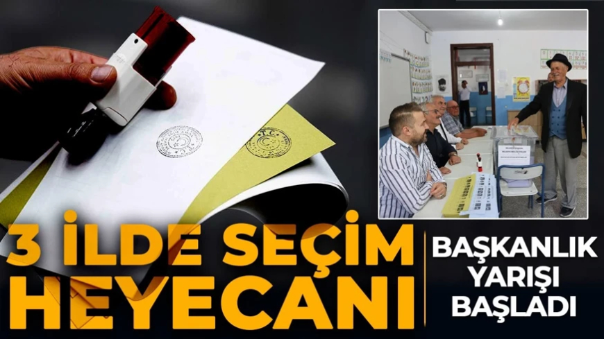 3 ilde yerel seçim heyecanı: 6 beldede seçim mesaisi başladı