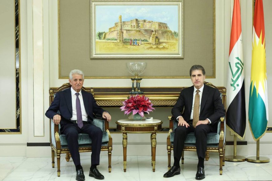 Neçirvan Barzani, ENKS heyetini kabul etti: Kürtlerin siyasi sürece katılımı önemli