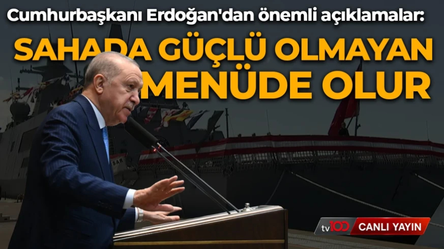 Cumhurbaşkanı Erdoğan'dan önemli açıklamalar