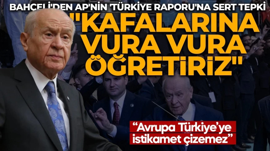 Devlet Bahçeli partisinin grup toplantısında konuşuyor