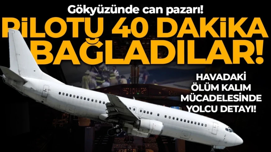 Gökyüzünde dehşet! Pilot kalp krizi geçirdi: Yolculardan ölüm kalım mücadelesi