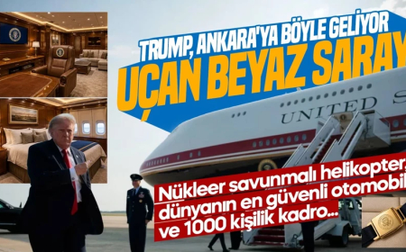 Nükleer savunmalı helikopter, dünyanın en güvenli otomobili ve 1000 kişilik kadro... Trump Ankara'ya böyle geliyor: Uçan Beyaz Saray