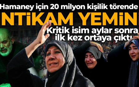 Hamaney için 20 milyon kişilik tören: İntikam yeminleri atıldı! Aylar sonra ilk kez ortaya çıktı