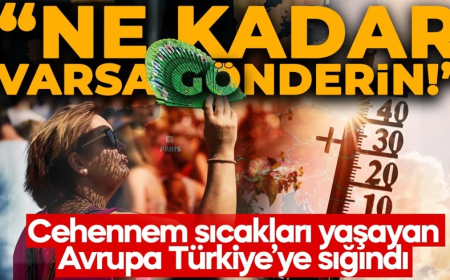 Cehennem sıcakları yaşayan Avrupa Türkiye'nin kapısını çaldı: "Elinizde ne kadar varsa gönderin!"