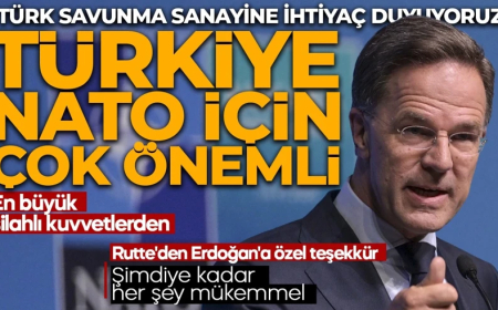 NATO Genel Sekreteri Rutte'den Türkiye açıklaması: Türk Savunma Sanayiine ihtiyacımız var