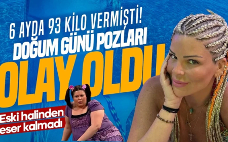 6 ayda 93 kilo vermişti! Pelin Öztekin'in doğum günü pozları gündem oldu: Eski halinden eser kalmadı