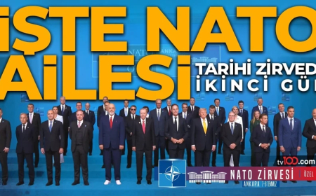 Tarihi NATO Zirvesi'nde ikinci gün! Liderler zirve için Beştepe'de! Aile fotoğrafı çekildi