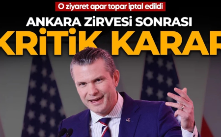 Ankara Zirvesi sonrası kritik karar! Hegseth İsrail ziyaretini iptal etti