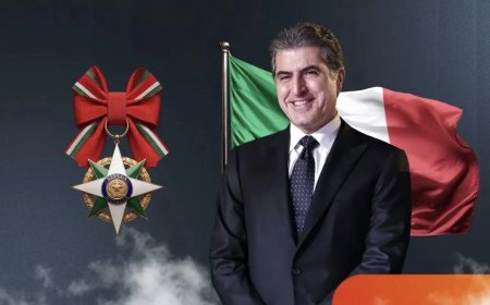 روداو:إيطاليا تمنح نيجيرفان بارزاني أرفع أوسمتها