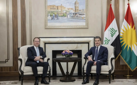 Başkan Neçirvan Barzani, görev süresi dolan Fransa Büyükelçisi'ni kabul etti