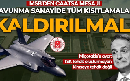 Savunma sanayide tüm kısıtlamalar kaldırılmalı