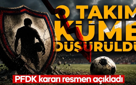 PFDK duyurdu! O takım küme düşürüldü
