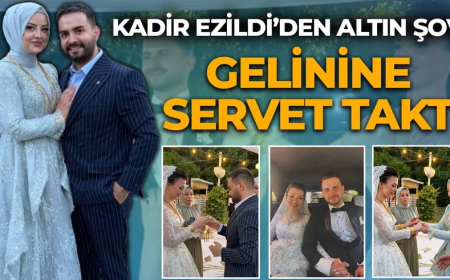 Kadir Ezildi kesenin ağzını açtı: Kardeşinin düğününde servet taktı, gelinini altınlara boğdu