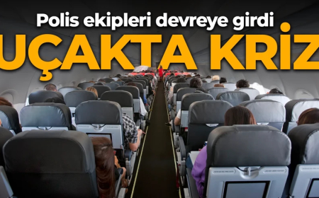 Uçakta kriz: Pistten döndü! Polis ekipleri devreye girdi