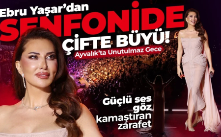 Türk müziğinin güçlü sesi Ebru Yaşar’dan senfonide çifte büyü! Ayvalık'ta unutulmaz konser, göz kamaştıran şıklık...