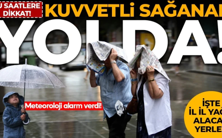 METEOROLOJİ PEŞ PEŞE UYARDI: Kuvvetli sağanak ve fırtına yolda! İşte yağış beklenen iller