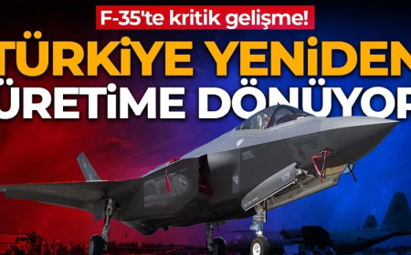 F-35'te kritik gelişme: Türkiye yeniden üretime dönüyor!
