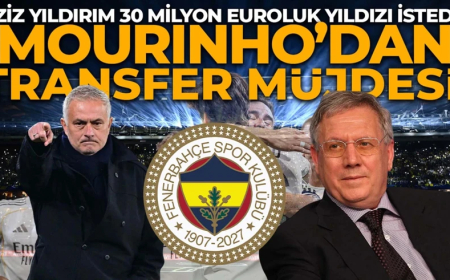 Aziz Yıldırım temas kurdu! Jose Mourinho’dan Fenerbahçe’ye transfer müjdesi! 30 milyon euroluk yıldız için onayı verdi!