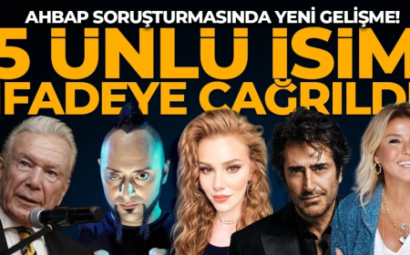 Ahbaplar Suç Örgütü soruşturmasında yeni gelişme! 5 ünlü isim daha ifadeye çağrılacak
