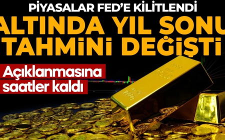 Altında Kritik Gün! Fed kararı öncesi dev banka yıl sonu tahminini revize etti!