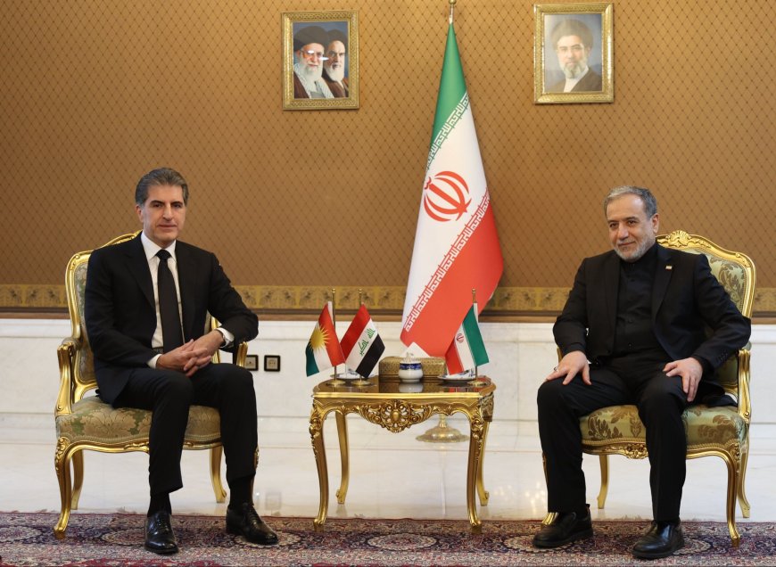 وكالات: نيجيرفان بارزاني وعباس عرافجي يبحثان الوضع في المنطفة ابان زيارة نيجيرفان بارزاني لطهران.