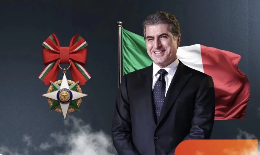 روداو:إيطاليا تمنح نيجيرفان بارزاني أرفع أوسمتها