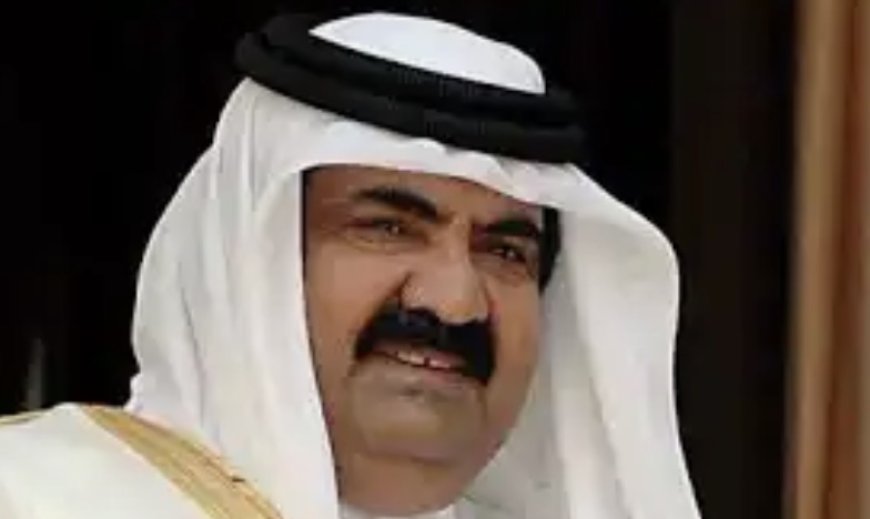 نيجيرفان بارزاني يعزي  الشيخ تميم امير قطر ،في وفاة والده ، الشيخ حمد .