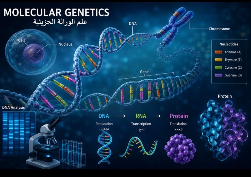 أهمية قسم الوراثة الجزيئية (Molecular Genetics) للمجتمع والتشخيص الطبي وأهمية وجوده في الجامعة