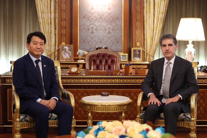 رئيس إقليم كوردستان يرحب بالقنصل العام الكوري الجنوبي الجديد