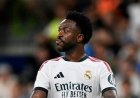 رويترز:‏جوزيه مورينيو مدرب ريال مدريد يتهم المنافسين والجماهير بالتنمر على الجناح البرازيلي فينيسيوس جونيور بعد أن تعرض ​لمعاملة قاسية خلال المباراة الافتتاحية للفريق في دوري الدرجة الأولى الإسباني ‌على ملعب إسبانيول والتي انتهت بفوزه بهدفين لهدف  السبت.