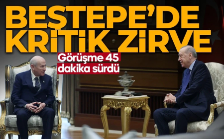 Külliye'de kritik görüşme! Cumhurbaşkanı Erdoğan Bahçeli'yi kabul etti