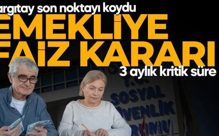Milyonları ilgilendiren emsal karar! Geç bağlanan emekli maaşına faiz yolu açıldı! Yargıtay faiz başlangıç tarihini belirledi