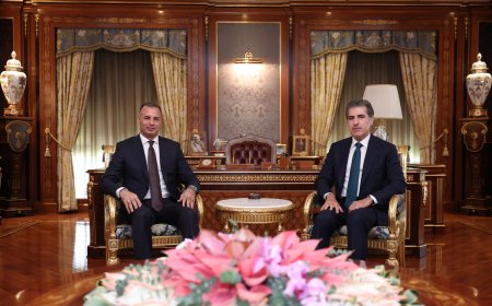 Neçirvan Barzani, Irak'ın Madrid Büyükelçisi Şemran'ı kabul etti: İspanya ile ilişkiler güçlendirilecek