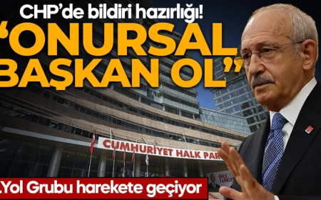 CHP’de bildiri hazırlığı! 3.Yol Grubu harekete geçiyor: ‘Onursal başkan ol’