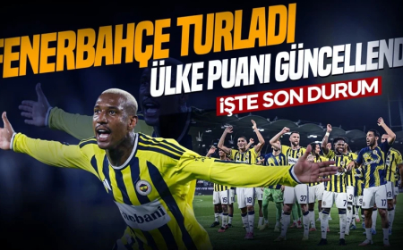 Fenerbahçe turladı, ülke puanı güncellendi! İşte son durum