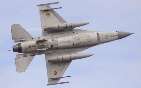 وكالات:‏وزير الدفاع الروماني: طائرة إف-16 رومانية تعترض مسيرة بحرية قرب منشأة للغاز في البحر الأسود.