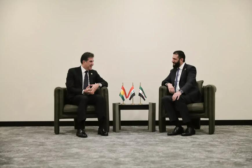 Kürdistan Bölgesi Başkanlığı: Neçirvan Barzani, Ahmed Şara'nın daveti üzerine Şam'ı ziyaret edecek