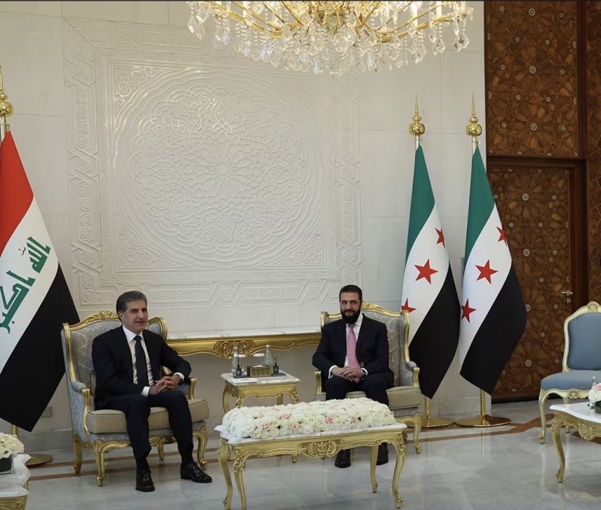 نيجيرفان بارزاني وزيارة سوريا الاولى.  وسط الأكثر من الزيارة، والابعد من البروتوكول