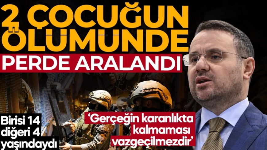 Bakan Gürlek duyurdu: İntihar ve kaza denilmişti: İki çocuk ölümünde gerçek ortaya çıktı